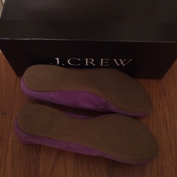 J. Crew Suede Cece Ballet Flats - Size 7 - Picture 2 of 4